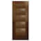 Codel Doors 36" x 80" Fir Grain Shaker Exterior Fiberglass Door 3068RHISPFG5PSHK491626DM - alternate 1